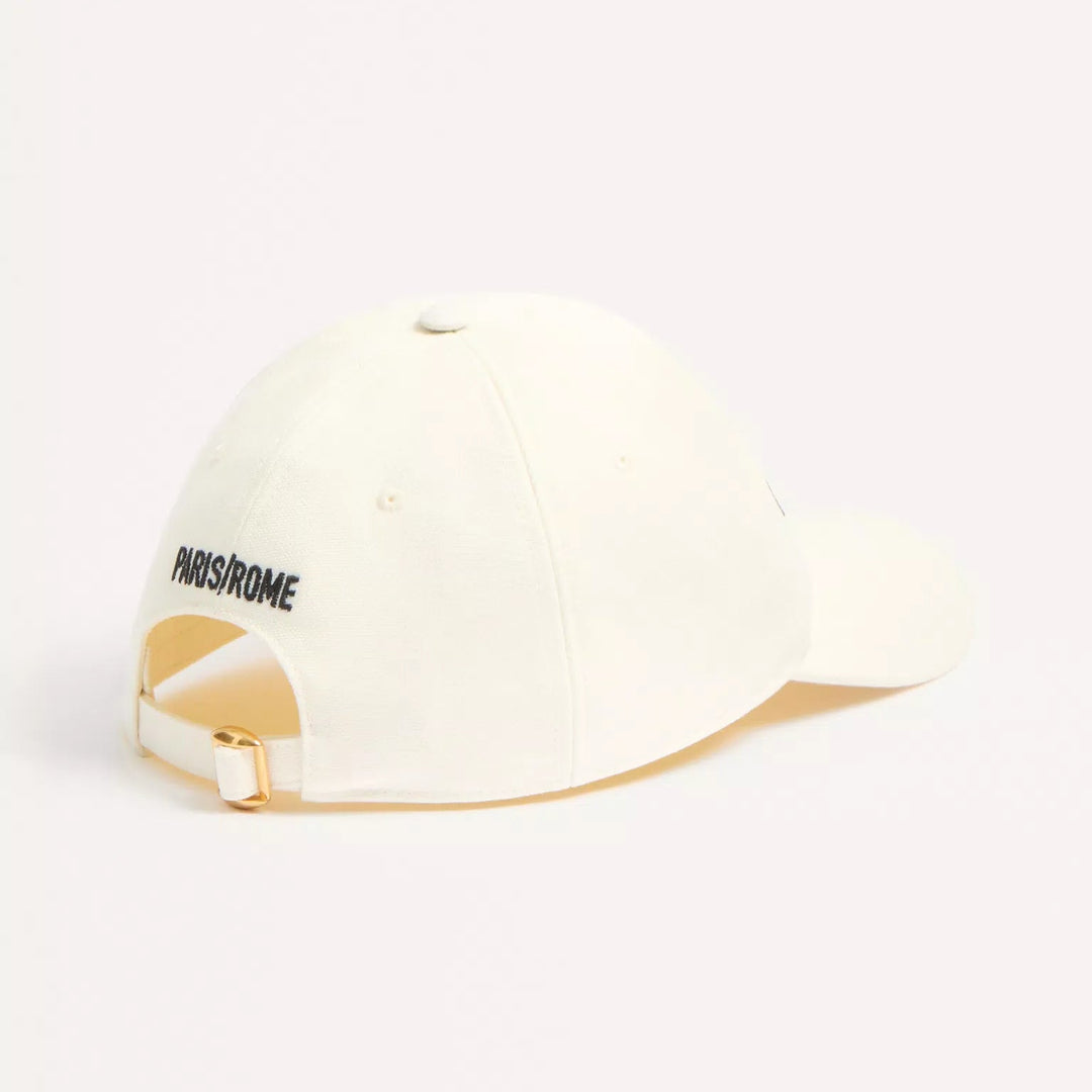 Valentino - シェ ヴァレンティノ エンブロイダリー コットン ベースボールキャップ