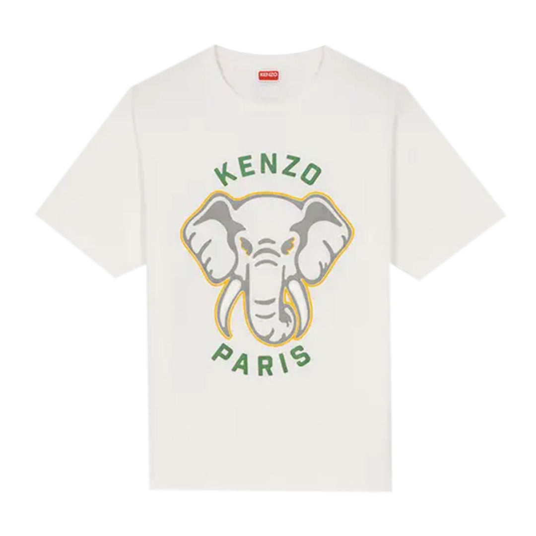 KENZO 'VARSITY JUNGLE' エレファント オーバー サイズ Tシャツ メンズ - KENZO