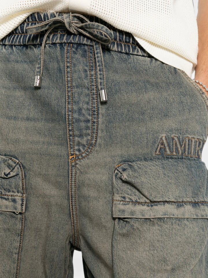DRAWSTRING BAGGY CARGO JEAN