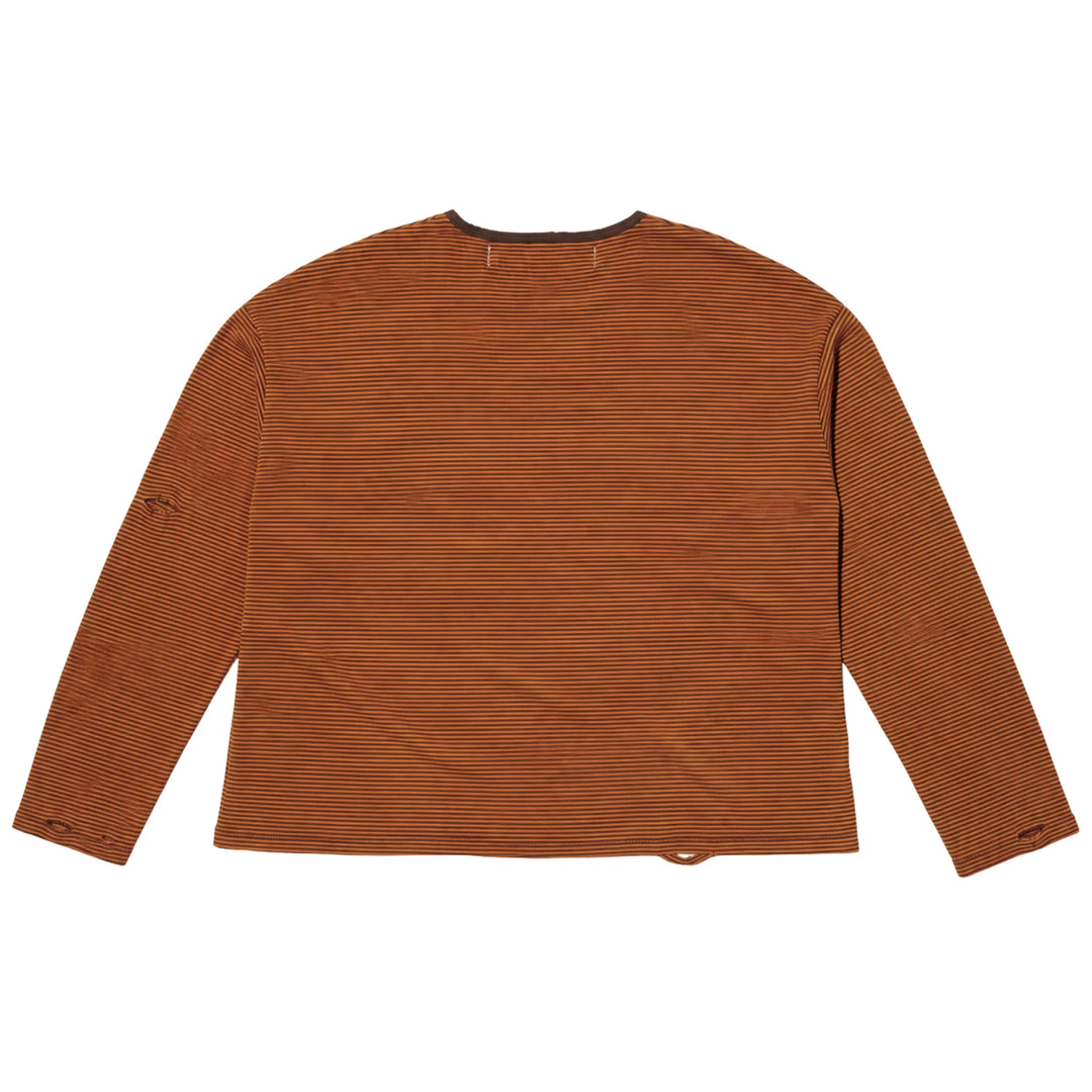 CONSEQUENCE STRIPED L/S KNITTED TEE