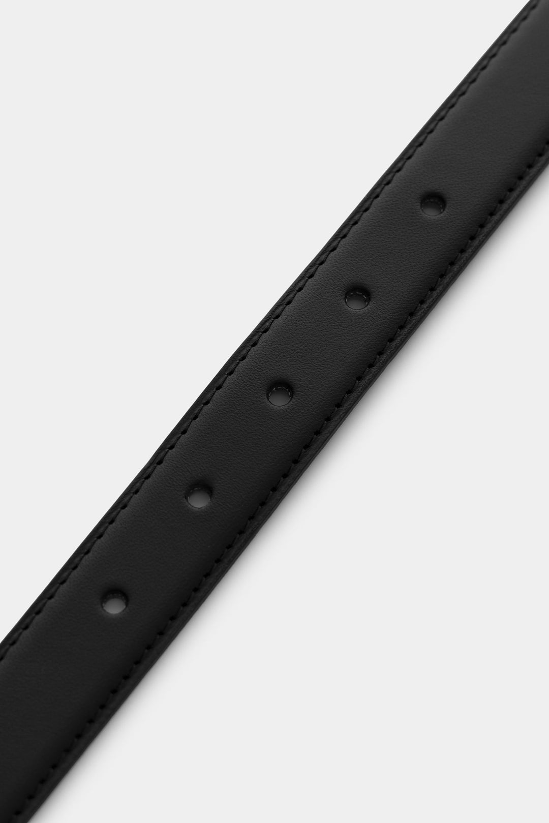 Black Leather Western Belt