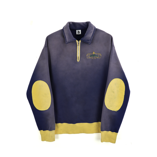THE WORLD IS YOURS - Embroidery Harf zip trainer