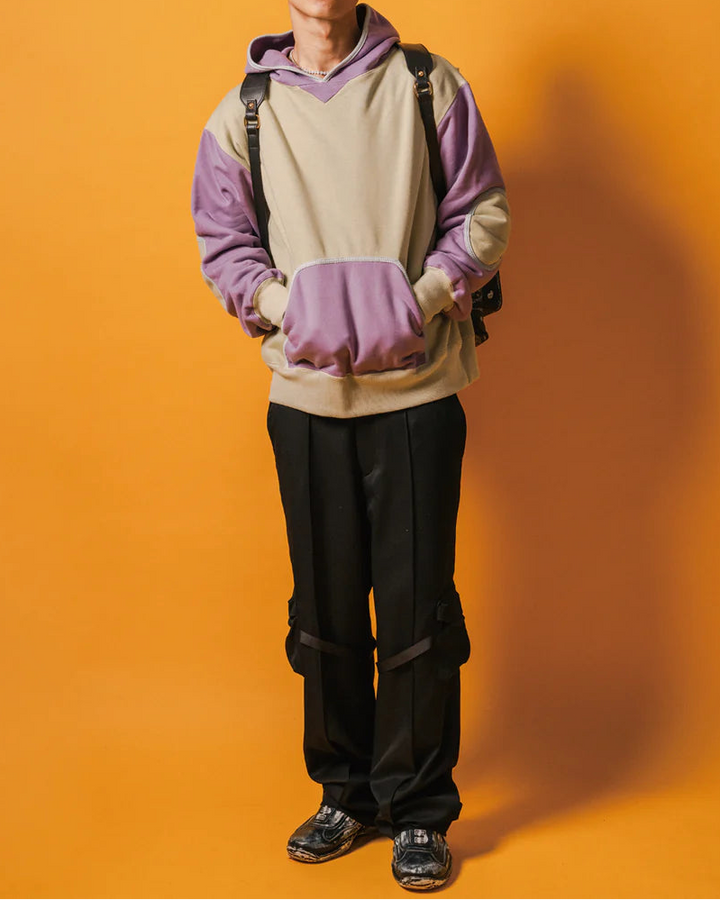 THE WORLD IS YOURS - Color Block Hoodie