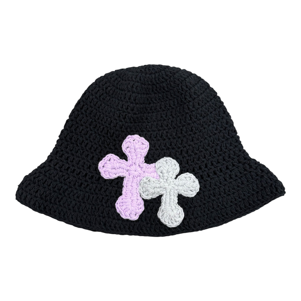 Y.A.R.N. (ヤーン) | 3D double Cross Handmade Knit hat ニットハット
