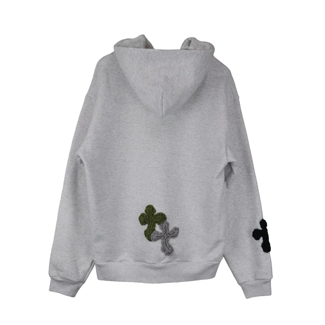 Y.A.R.N 3D Cross Logo sweat hoodie