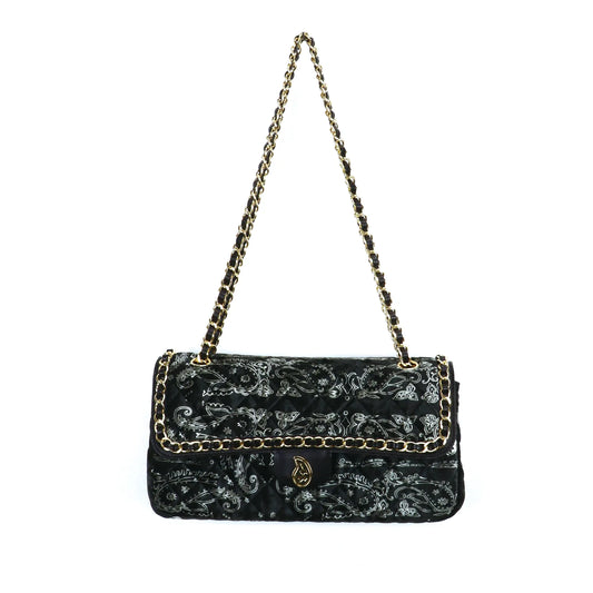 Paisley Quilting Chain Bag 30 (GOLD)