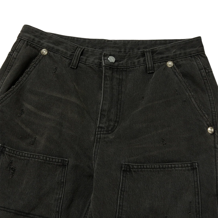 STUDDED KNEE CARPENTER PANTS