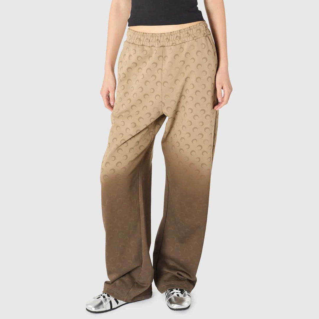 Marine Serre - Faded moon sweatpants organic cotton