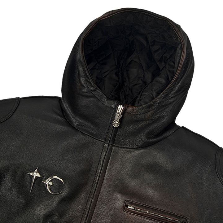 Rock Leather Jacket - THUG CLUB