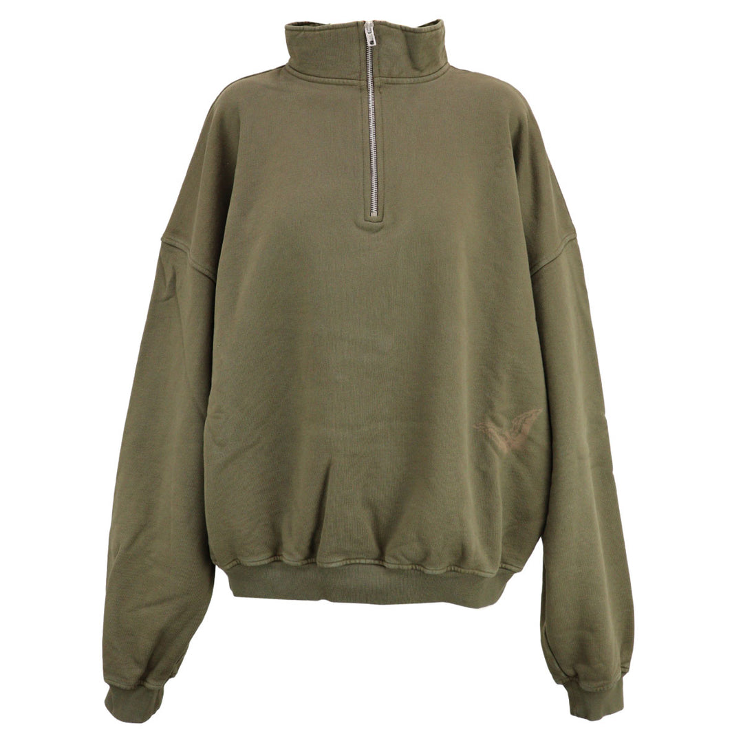 STENCIL LOGO QUARTER ZIP