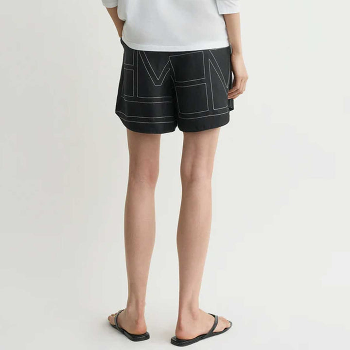 TOTEME - Monogram silk pj shorts