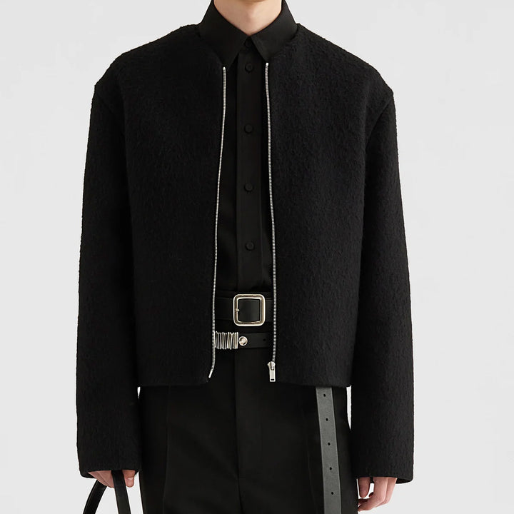 Jil Sander - ウール ジップアップ ジャケット
