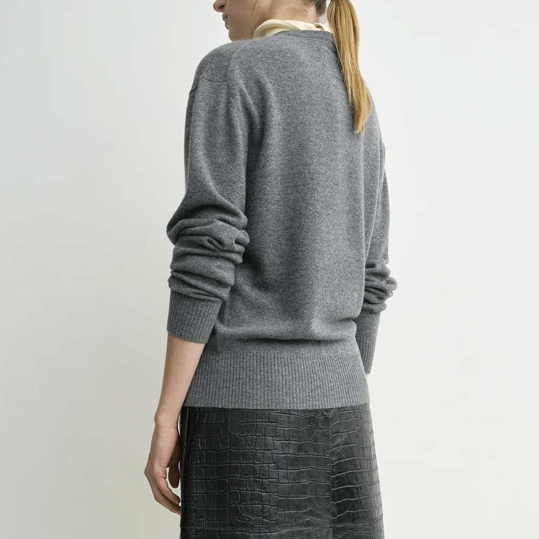 Classic cashmere crew knit