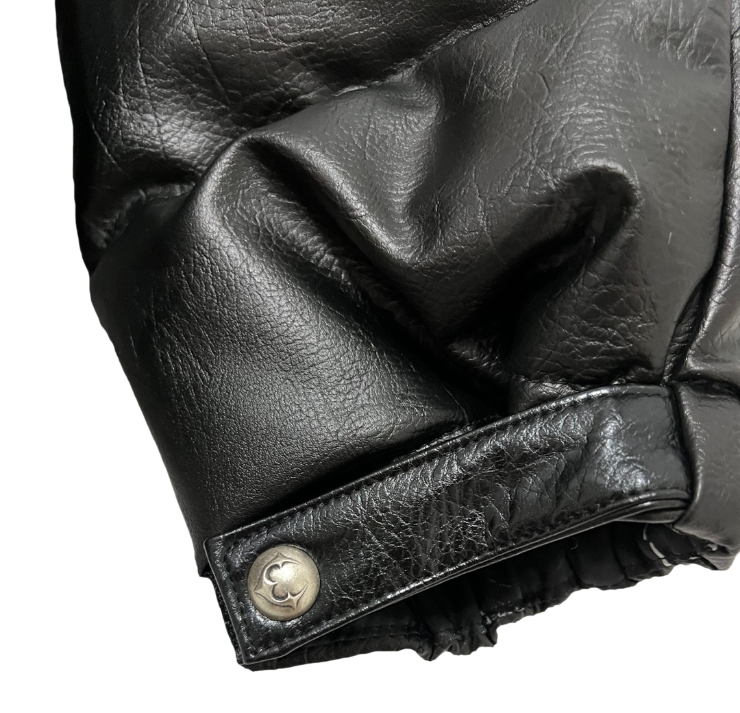 TC Leather Puffer Jacket