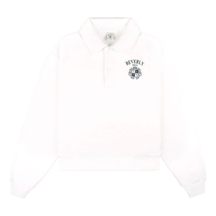 Beverly Hills Crest Soft Polo Sweatshirt