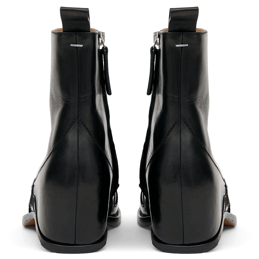 HEEL-LESS WESTERN FLAME BOOTS H45