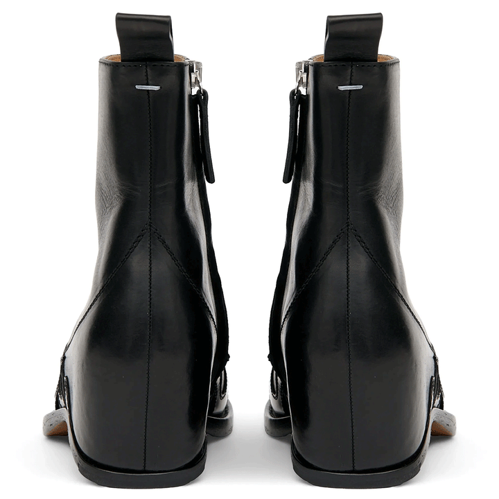 HEEL-LESS WESTERN FLAME BOOTS H45