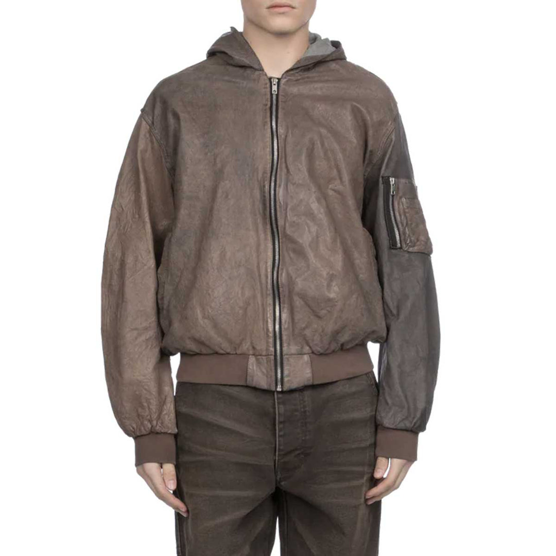 ALEXANDER DIGENOVA - LEATHER BOMBER JACKET