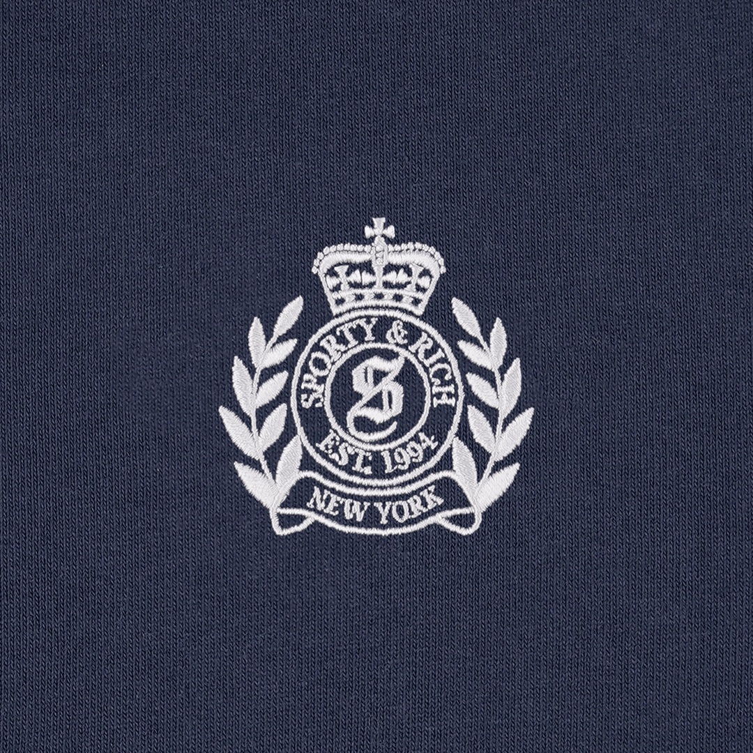 NY Crest Embroidered Disco Short