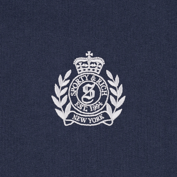 NY Crest Embroidered Disco Short