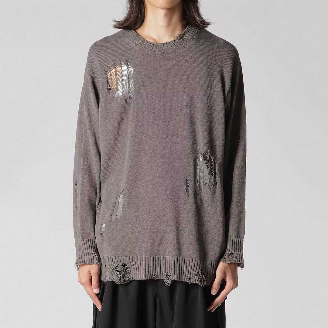 7G 1PLY PLAIN STITCH DROP NEEDLE ROUND NECK DAMAGED PO