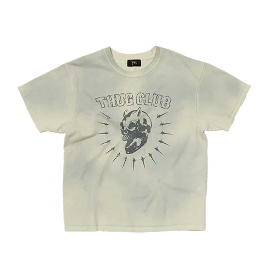 THUG CLUB - VINTAGE RIDING SKULL T-SHIRT