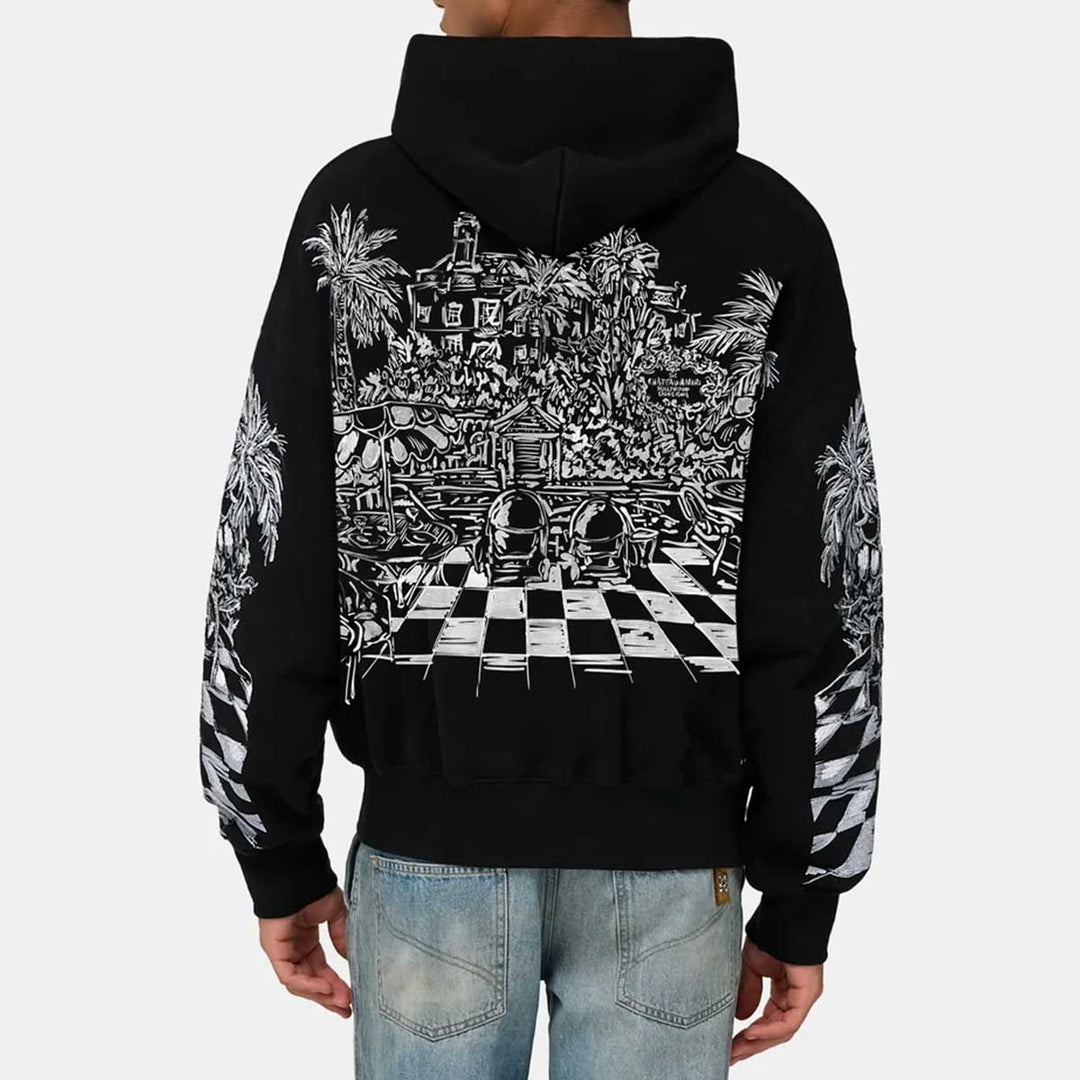AMIRI - CHATEAU SKETCH ZIP HOODIE
