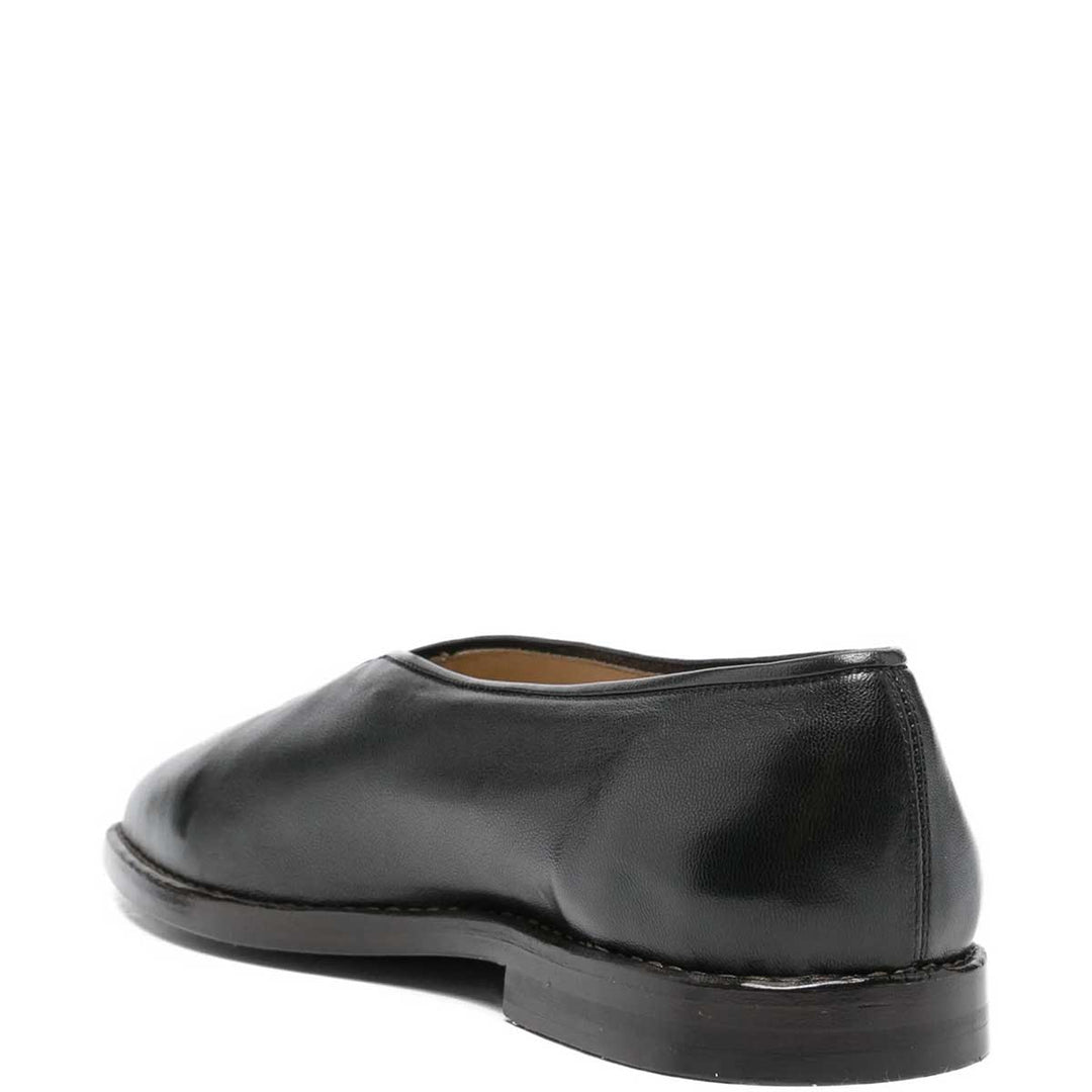 LEMAIRE - レザーのフラットパイピングスリッパ