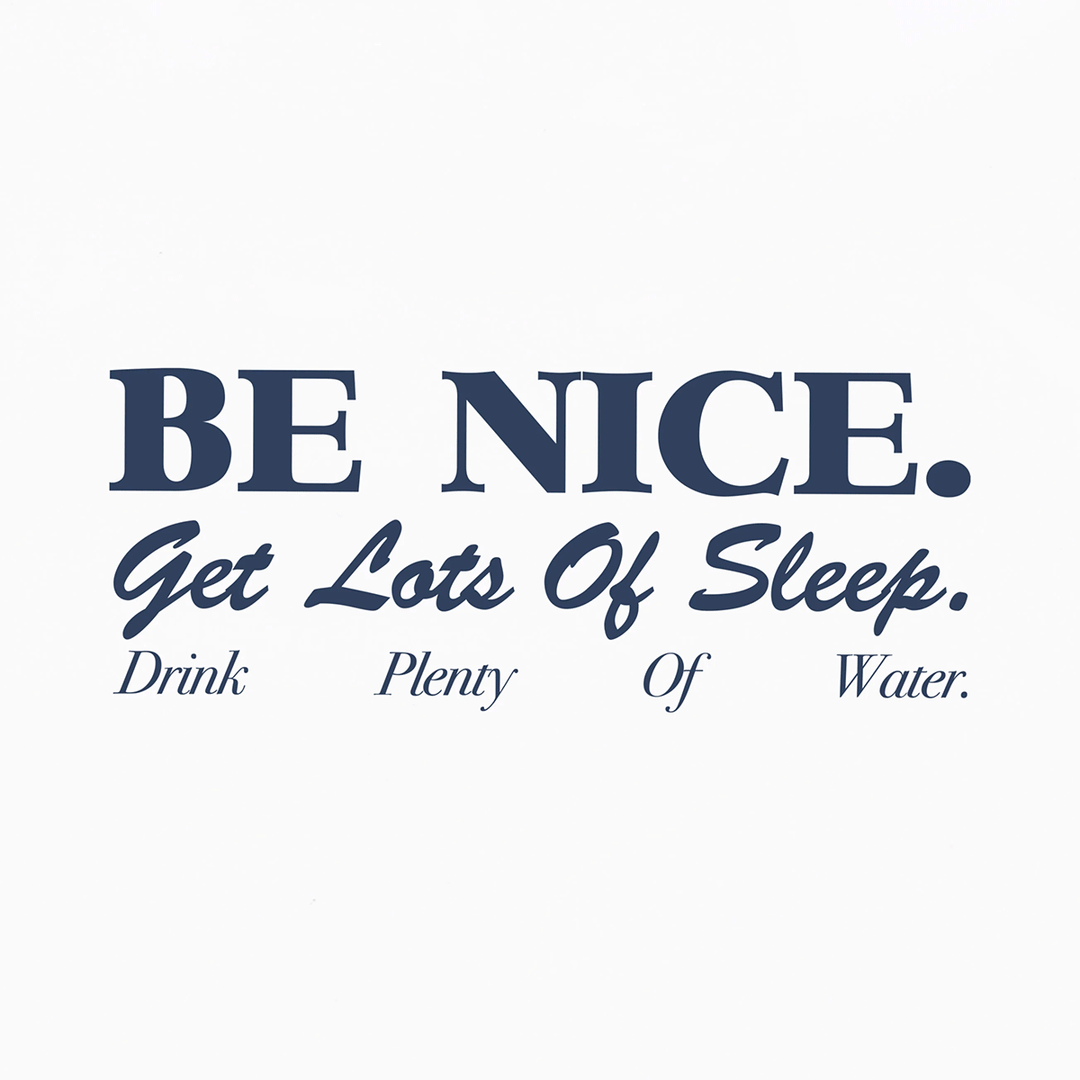 Be Nice Soft Ringer Tee
