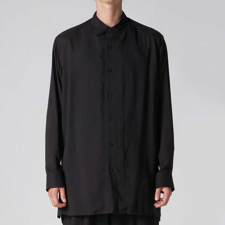 CELLULOSE LAWN TRIPLE COLLAR BLOUSE