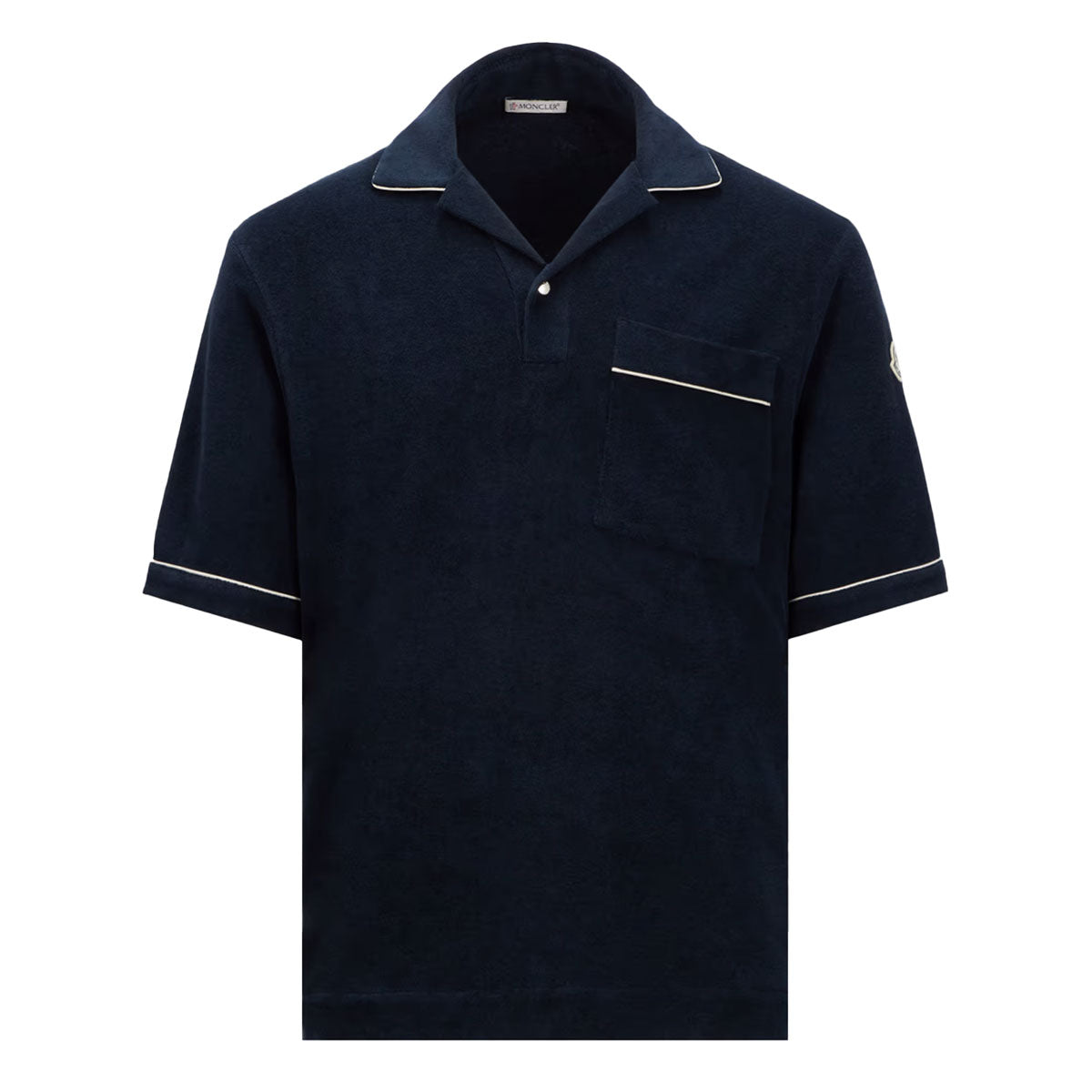 ★MONCLER★コットン テリー ポロシャツ 楽天市場】MONCLER モンクレール Logo Zip up Polo Shirts