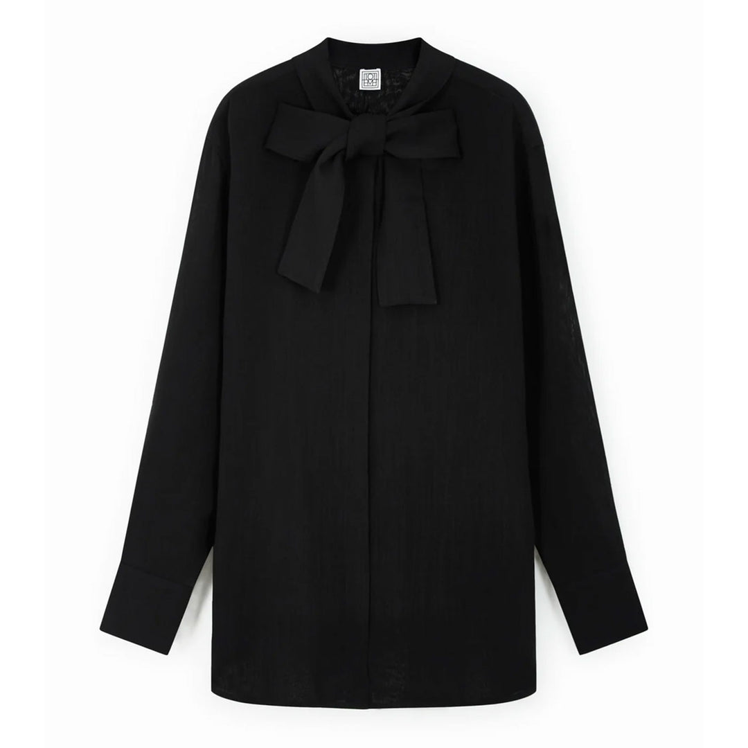 Long scarf blouse