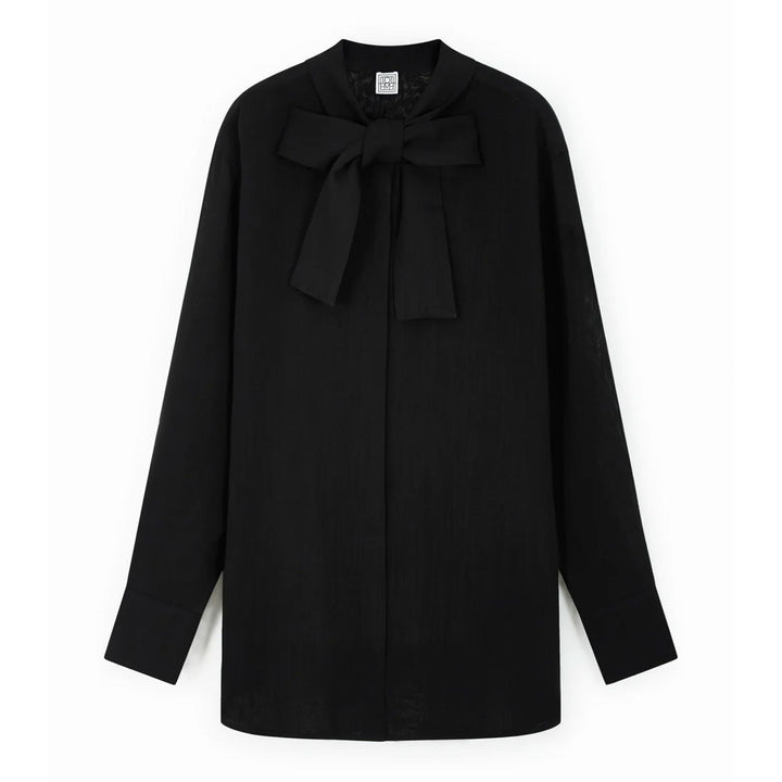 Long scarf blouse