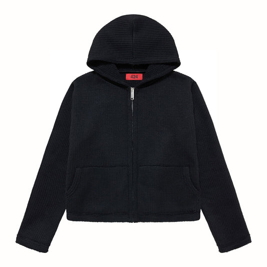 Baby Hoodie English Rib Knit