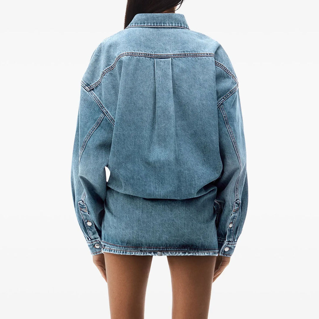 Alexander Wang - デニムミニシャツドレス