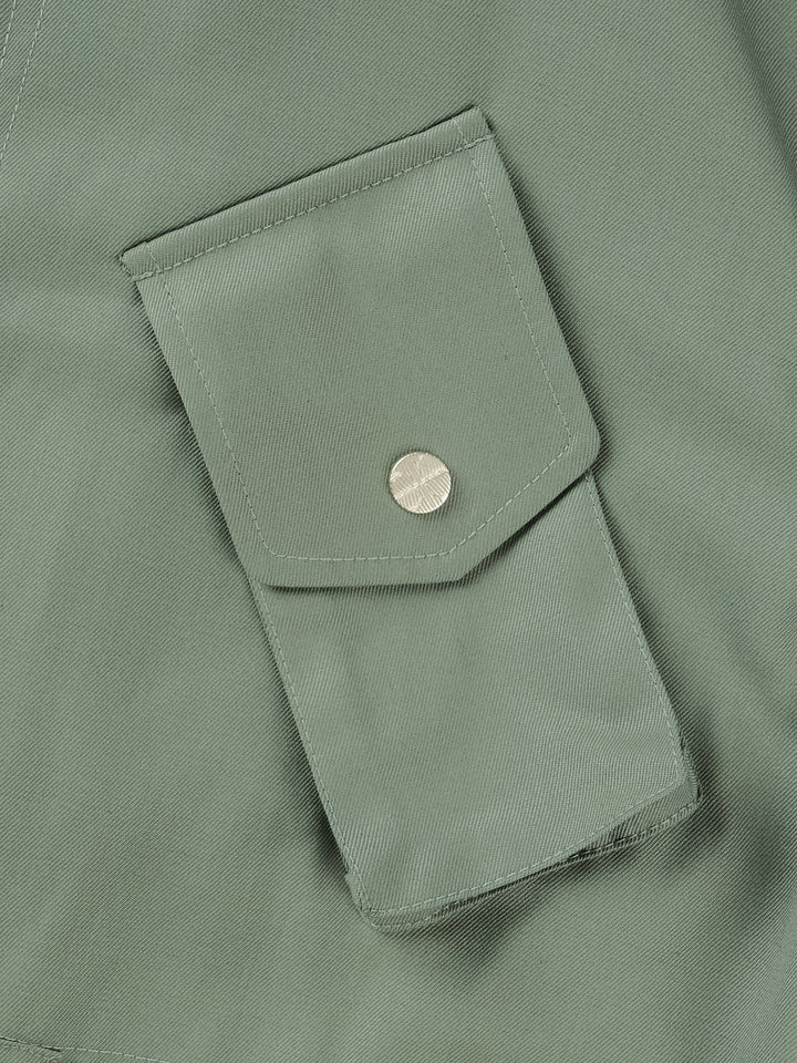 Wool Cargo Fishtail Parka