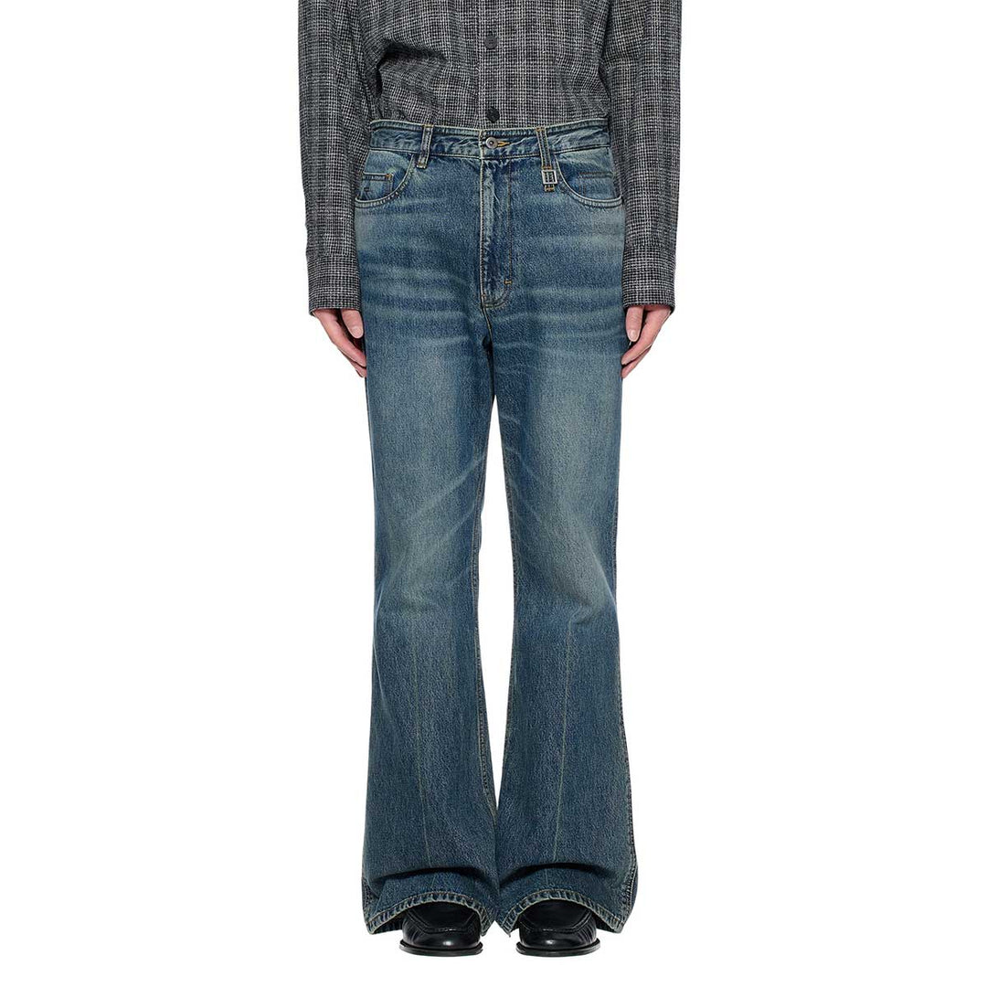 WOOYOUNGMI - Bootcut Denim Pants