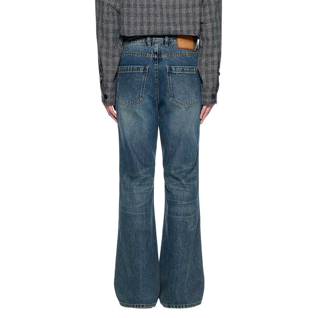 WOOYOUNGMI - Bootcut Denim Pants