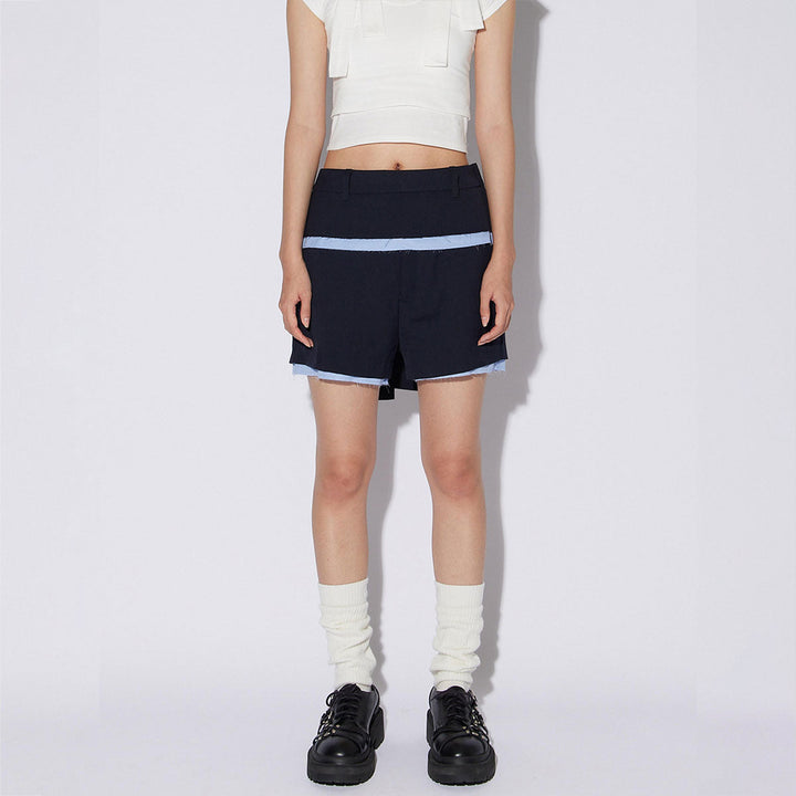 AMBUSH® - WOMENS LAYERED SUIT SHORT PANTS