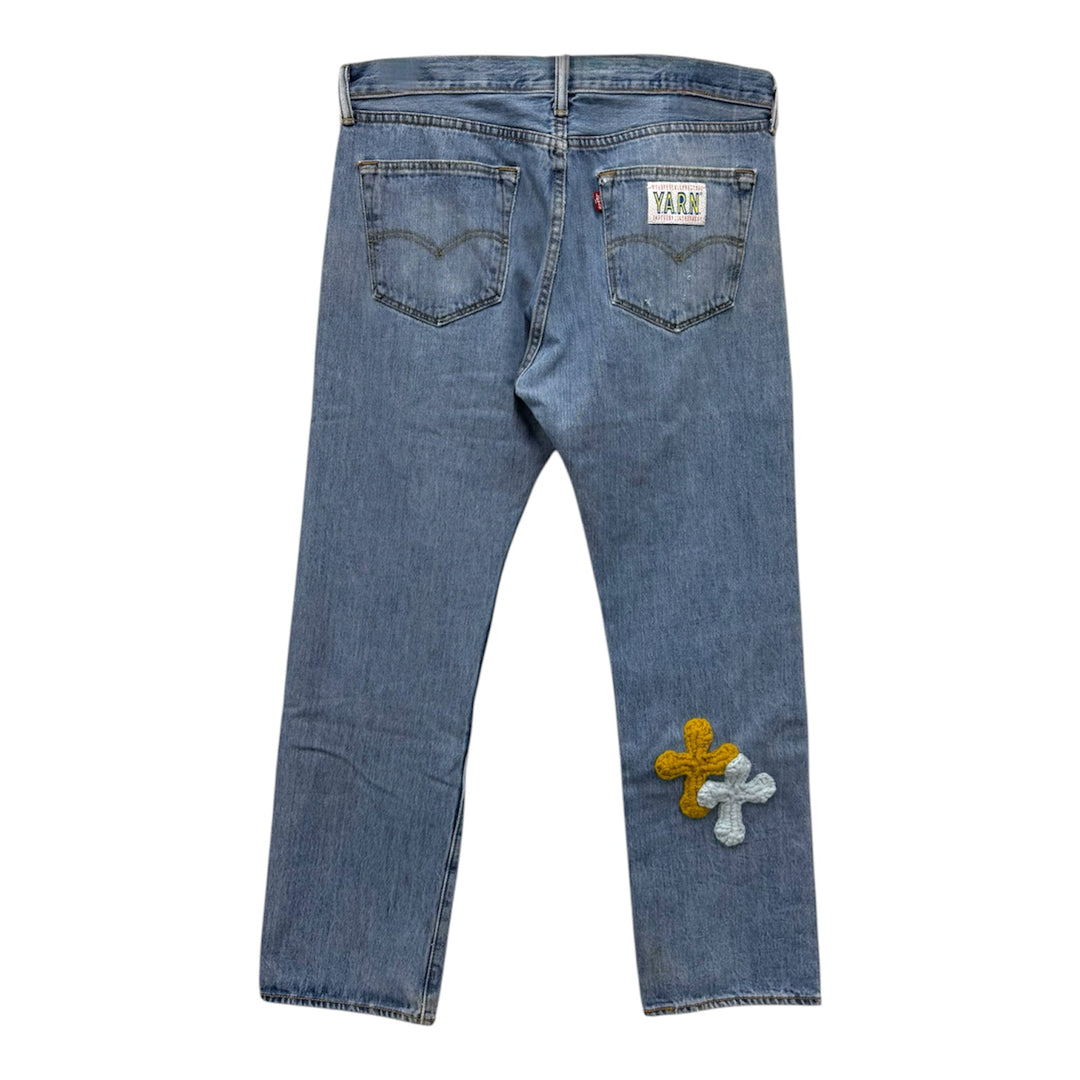 "Y.A.R.N." 3D Cross Pants【C】