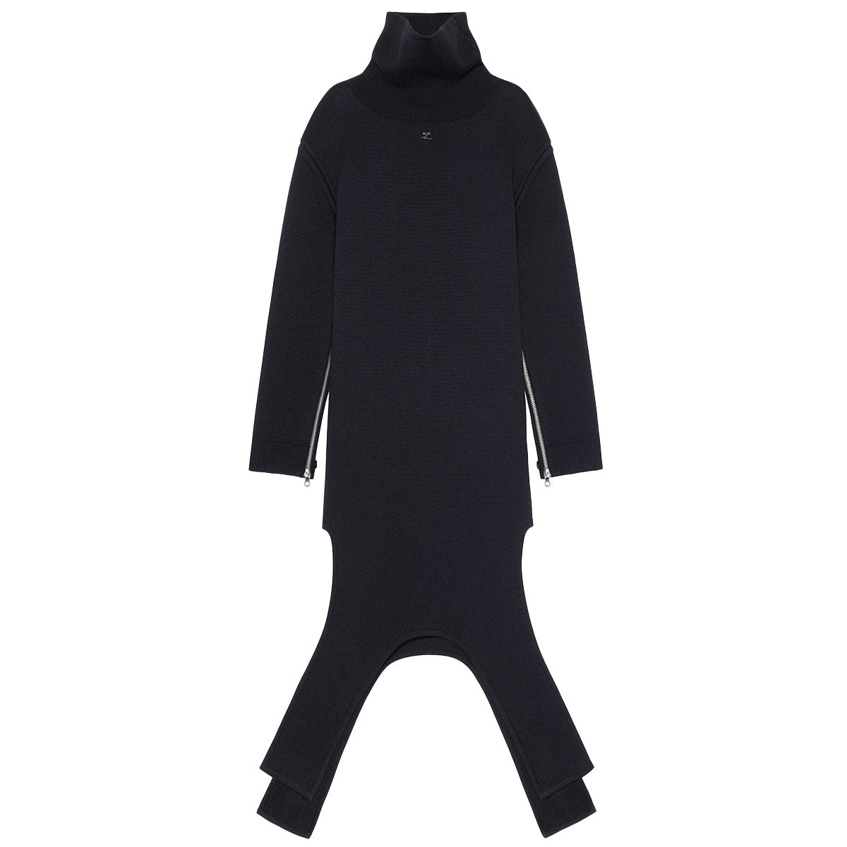 COURRGES コットン マキシ ドレス エレガントな【COURREGES】コットン ポロ マキシドレス 24SS