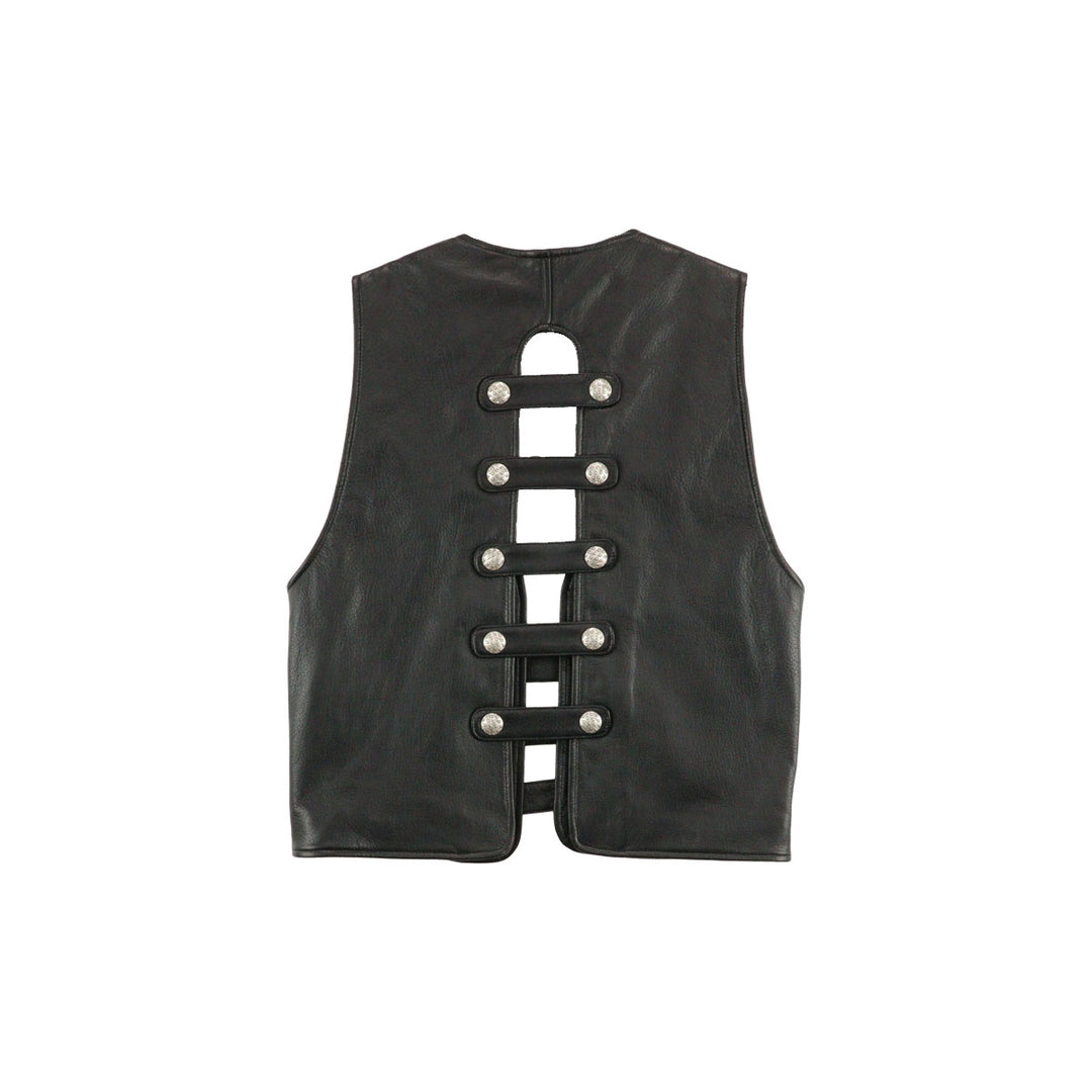 THUG CLUB - Goat Skin Leather Vest