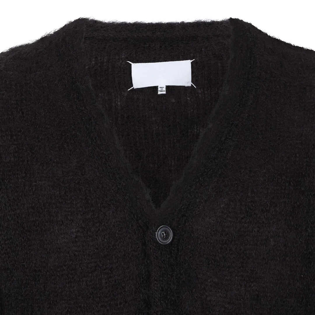 VELVET PATCH CARDIGAN