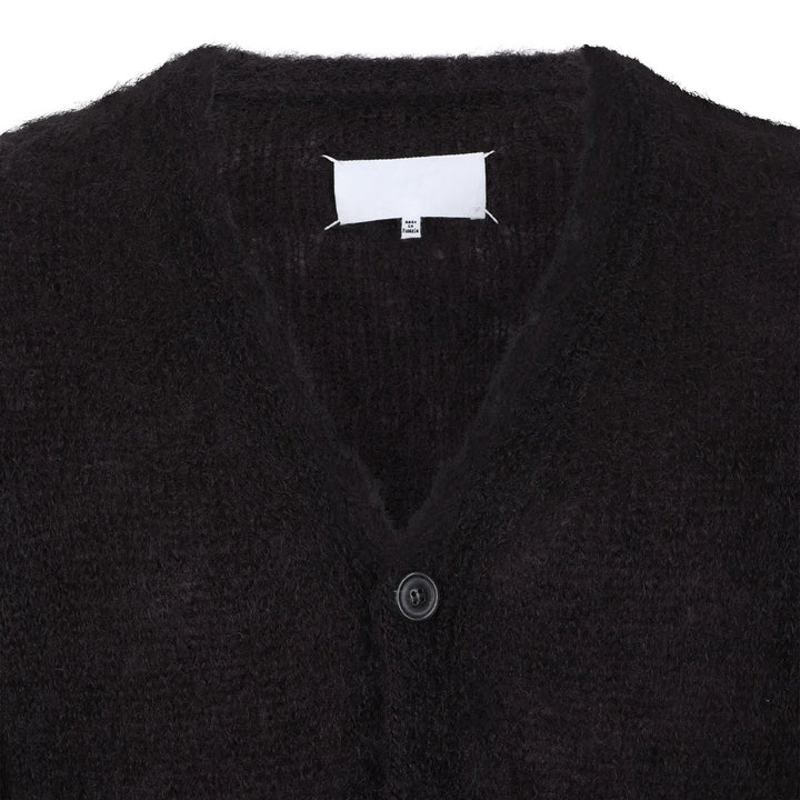 VELVET PATCH CARDIGAN