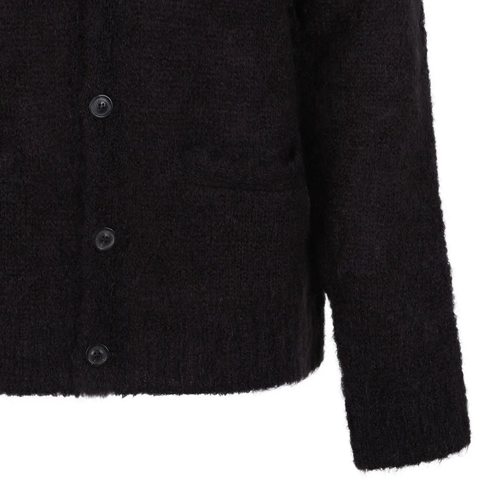 VELVET PATCH CARDIGAN