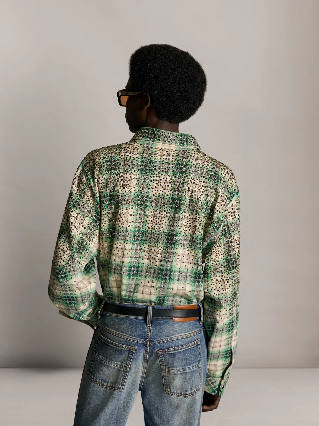 Crystal Oversized Western Flannel