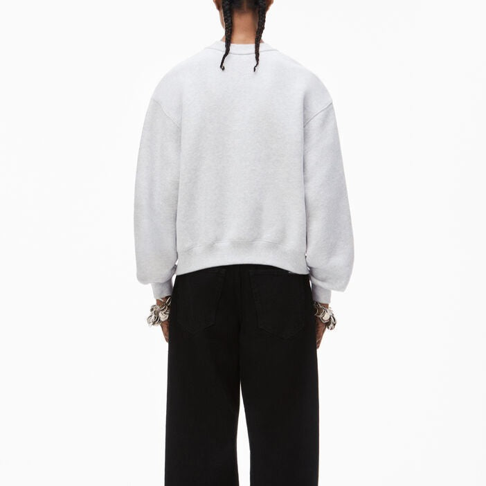 AlexanderWang ストラクチャードテリーパフロゴスウェットパンツ AlexanderWang ストラクチャードテリーパフロゴスウェットパンツ