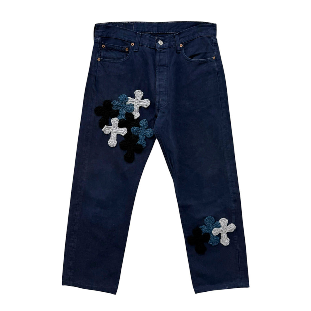 "Y.A.R.N." 3D Cross Pants【F】