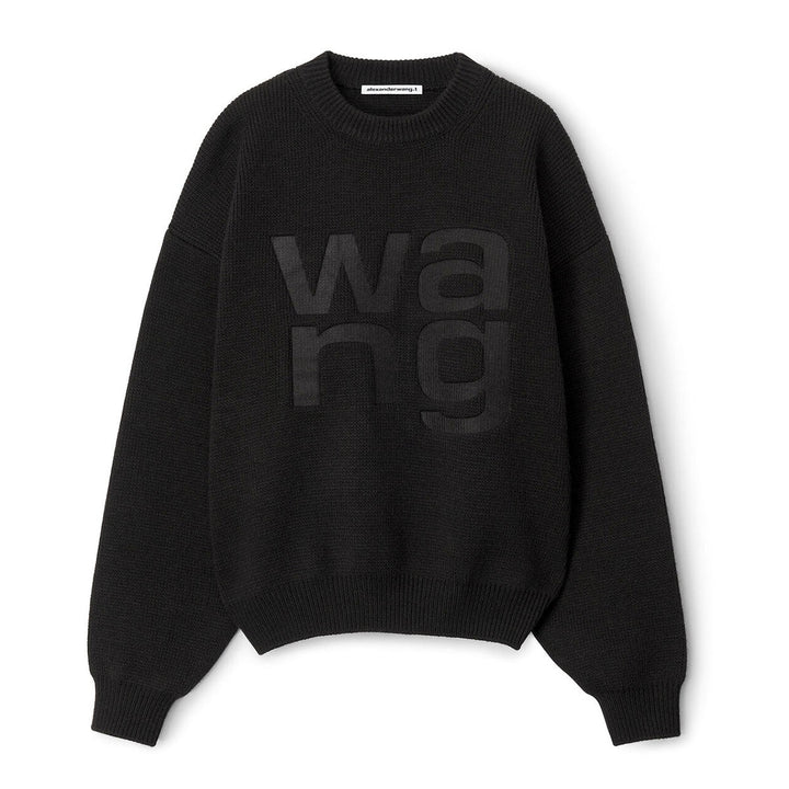 コンパクトデボス クルーネックロゴ プルオーバー - Alexander Wang