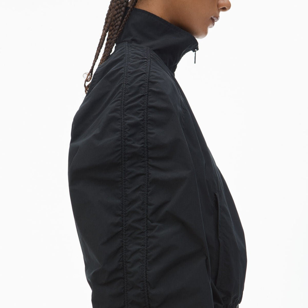 ruched track jacket